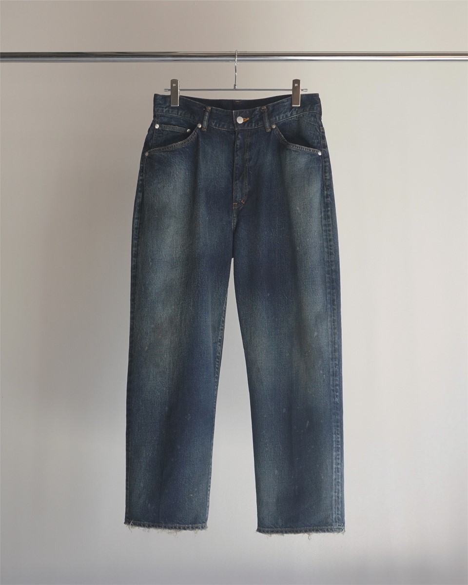 【ANCELLM】“AGING TAPERED 5P DENIM PANTS” | CIENTO BLOG